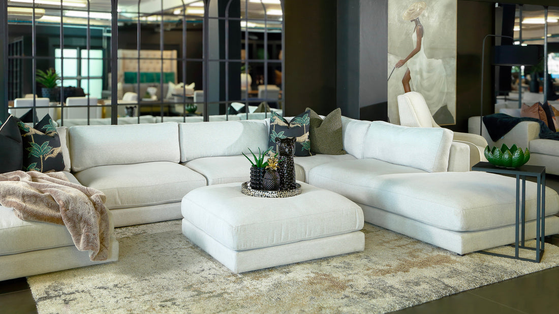Custom-made Sofaworx sofa in a South African living room