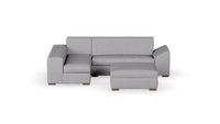 Chivonne - Corner Unit + Ottoman - Fully Upholstered