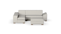 Chivonne - Corner Unit + Ottoman - Fully Upholstered