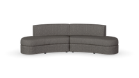 Courtney - Modular - Curved Unit - Fully Upholstered