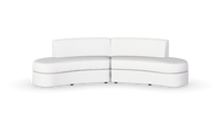 Courtney - Modular - Curved Unit - Fully Upholstered