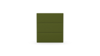 Fluted - Three Quarter - Fully Upholstered