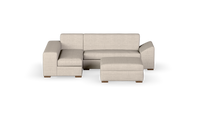 Chivonne - Corner Unit + Ottoman - Fully Upholstered