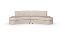 Courtney - Modular - Curved Unit - Fully Upholstered