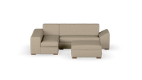 Chivonne - Corner Unit + Ottoman - Fully Upholstered