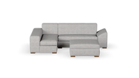 Chivonne - Corner Unit + Ottoman - Fully Upholstered
