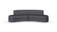 Courtney - Modular - Curved Unit - Fully Upholstered