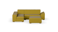 Chivonne - Corner Unit + Ottoman - Fully Upholstered