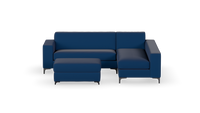 Chivonne Mini - Corner Unit + Ottoman - Fully Upholstered
