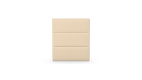 Fluted - Three Quarter - Fully Upholstered
