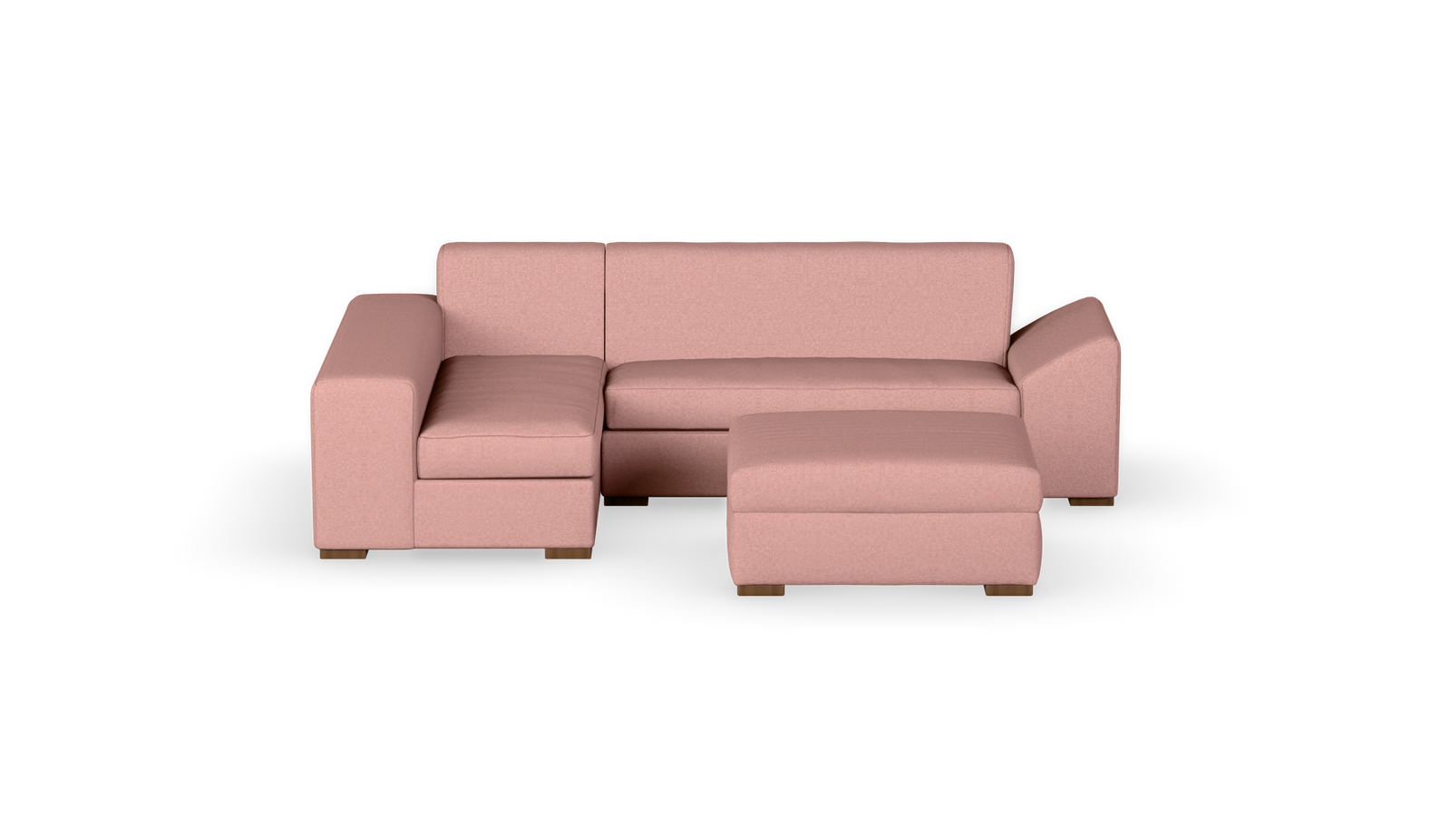 Chivonne - Corner Unit + Ottoman - Fully Upholstered