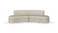 Courtney - Modular - Curved Unit - Fully Upholstered