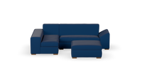 Chivonne - Corner Unit + Ottoman - Fully Upholstered