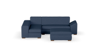 Chivonne - Corner Unit + Ottoman - Fully Upholstered
