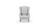 Rio - Armchair - Buttonned Wingback - Fully Upholstered
