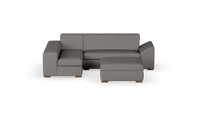 Chivonne - Corner Unit + Ottoman - Fully Upholstered