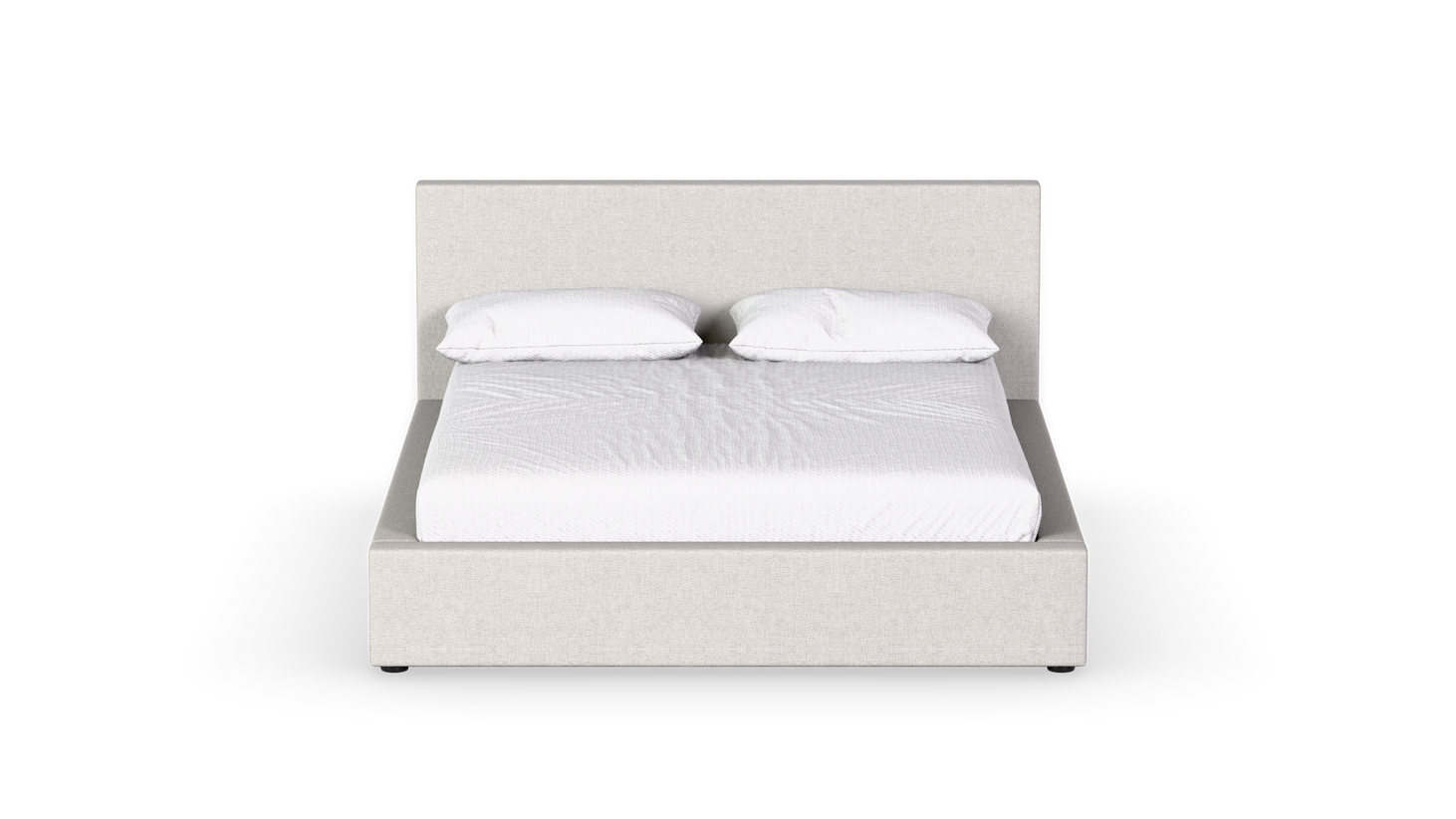 Hillcrest - Bed Base - Queen XL - Fully Upholstered