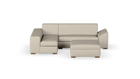 Chivonne - Corner Unit + Ottoman - Fully Upholstered