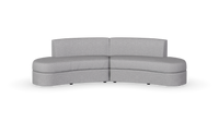Courtney - Modular - Curved Unit - Fully Upholstered
