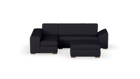 Chivonne - Corner Unit + Ottoman - Fully Upholstered