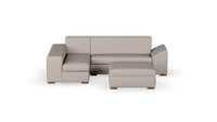 Chivonne - Corner Unit + Ottoman - Fully Upholstered
