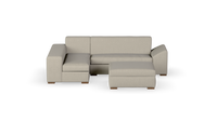 Chivonne - Corner Unit + Ottoman - Fully Upholstered