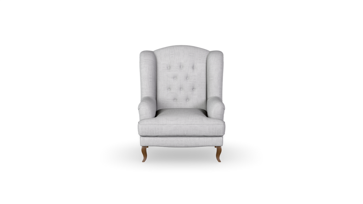 Hudson - Armchair - Buttoned Wingback - Fully Upholstered