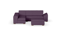 Chivonne - Corner Unit + Ottoman - Fully Upholstered