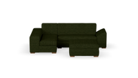 Chivonne - Corner Unit + Ottoman - Fully Upholstered