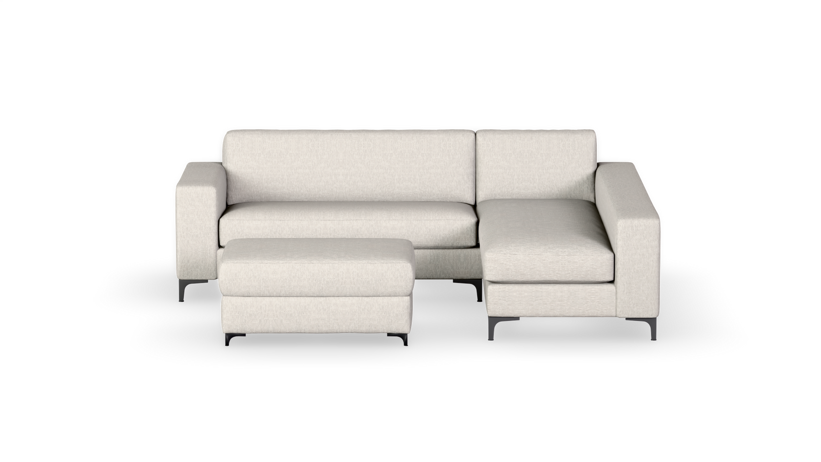 Chivonne Mini - Corner Unit + Ottoman - Fully Upholstered