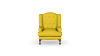 Levi - Wingback - Armchair - Buttoned - Fully Upholstered