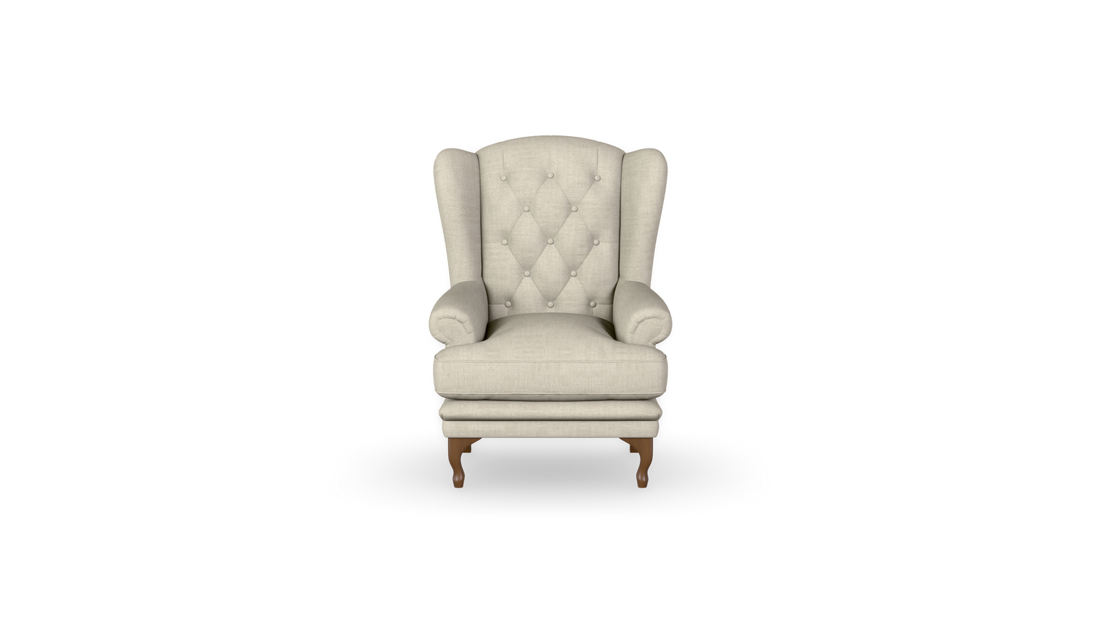 Rio - Armchair - Buttonned Wingback - Fully Upholstered