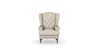 Rio - Armchair - Buttonned Wingback - Fully Upholstered