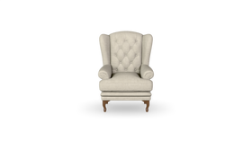 Rio - Armchair - Buttonned Wingback - Fully Upholstered