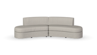 Courtney - Modular - Curved Unit - Fully Upholstered