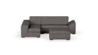 Chivonne - Corner Unit + Ottoman - Fully Upholstered