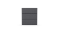 Fluted - Three Quarter - Fully Upholstered