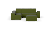Chivonne - Corner Unit + Ottoman - Fully Upholstered