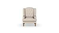 Levi - Wingback - Armchair - Buttoned - Fully Upholstered