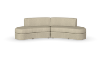 Courtney - Modular - Curved Unit - Fully Upholstered