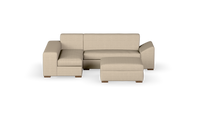 Chivonne - Corner Unit + Ottoman - Fully Upholstered