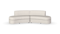 Courtney - Modular - Curved Unit - Fully Upholstered