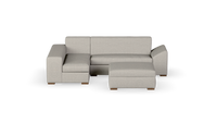 Chivonne - Corner Unit + Ottoman - Fully Upholstered