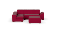 Chivonne - Corner Unit + Ottoman - Fully Upholstered