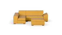 Chivonne - Corner Unit + Ottoman - Fully Upholstered