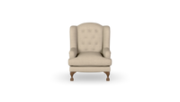 Levi - Wingback - Armchair - Buttoned - Fully Upholstered