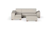 Chivonne - Corner Unit + Ottoman - Fully Upholstered