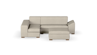 Chivonne - Corner Unit + Ottoman - Fully Upholstered