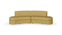 Courtney - Modular - Curved Unit - Fully Upholstered
