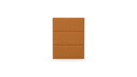 Fluted - Single - Fully Upholstered